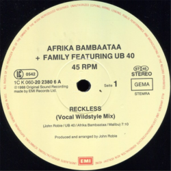 Reckless - Afrika Bambaata & Family feat. UB40