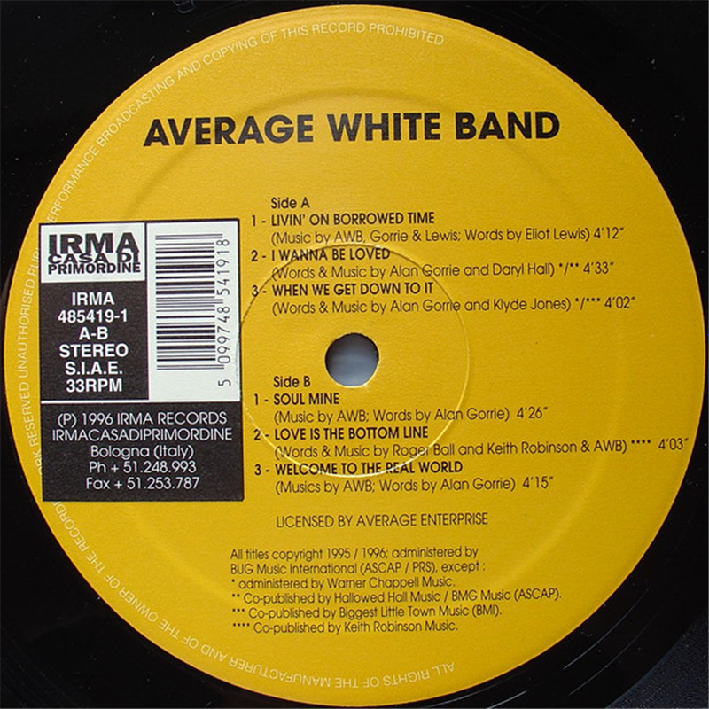 Soul Tattoo - Average White Band