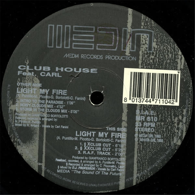 Light my fire - Club House featuring Carl