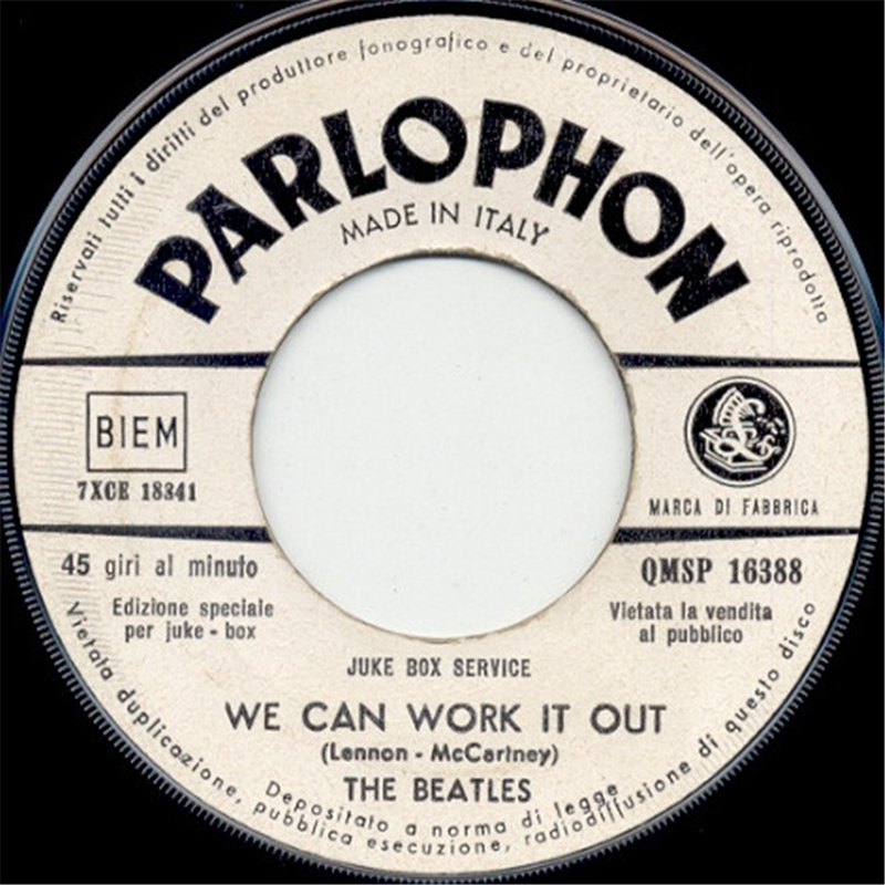 We Can Work It Out / Day Tripper - Beatles The