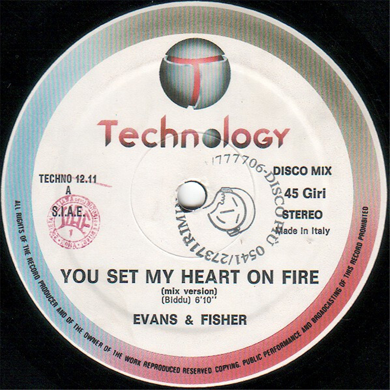 You set my heart on fire - Evans & Fisher